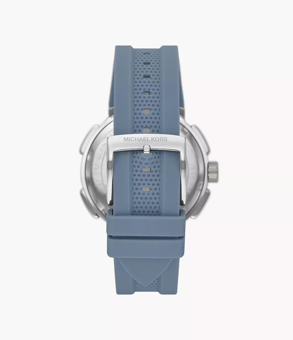 Michael Kors Ladies Watch Sidney Multifunction 42mm White Blue - Image 4