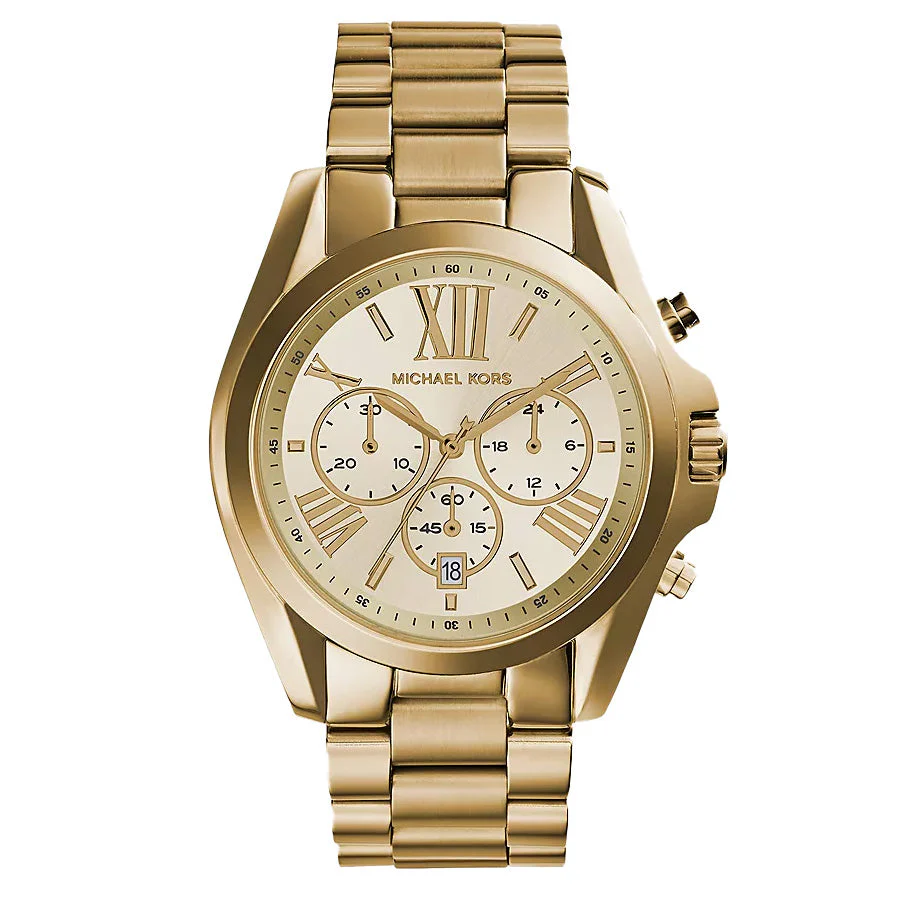 Michael Kors Watch Bradshaw Chronograph 42mm Gold