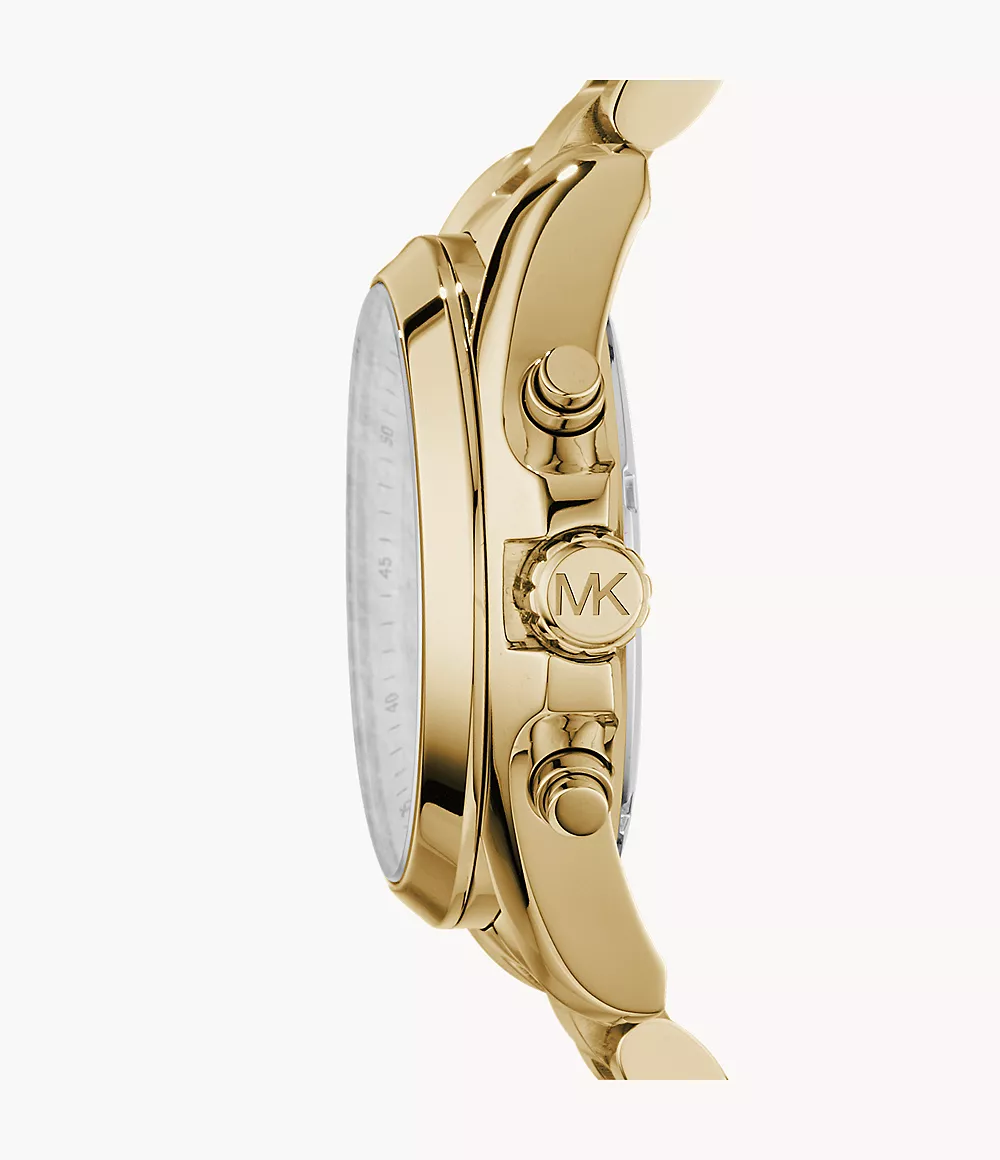 Michael Kors Watch Bradshaw Chronograph 42mm Gold - Image 4