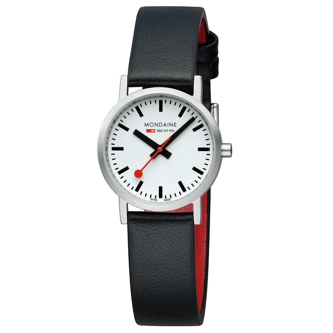 Mondaine Classic 30mm Ladies' White Watch