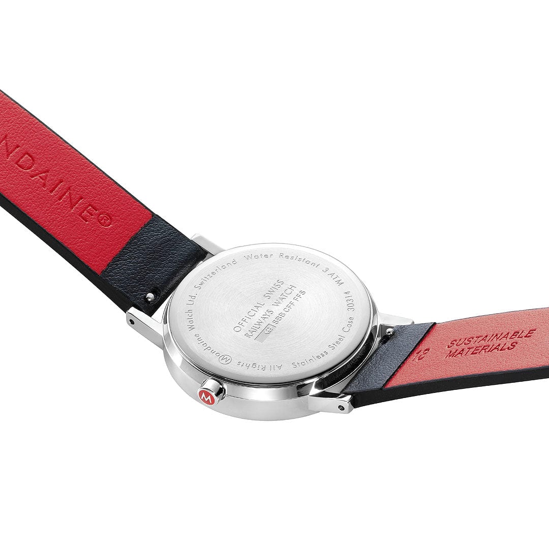 Mondaine Classic 36mm Ladies' White Watch - Image 3