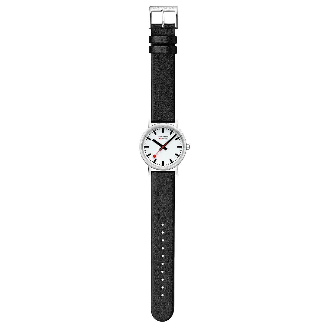 Mondaine Classic 36mm Ladies' White Watch - Image 5