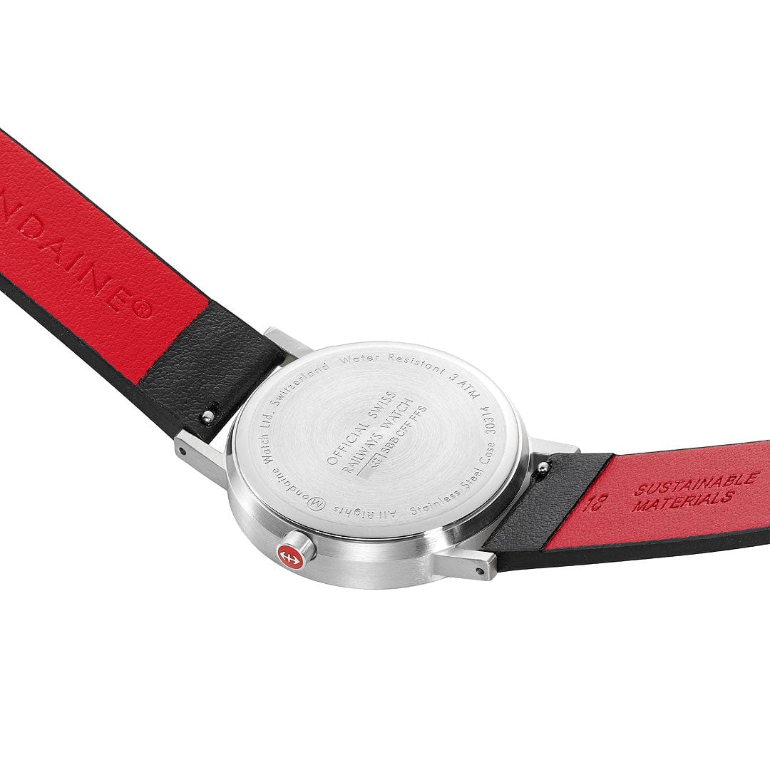 Mondaine Classic 40mm White Watch - Image 3
