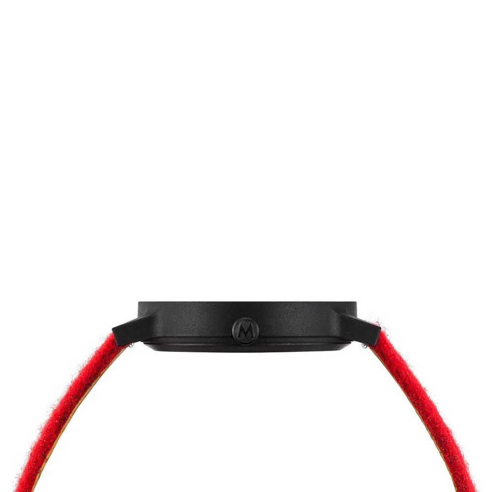 Mondaine Watch Essence Black Red - Image 4