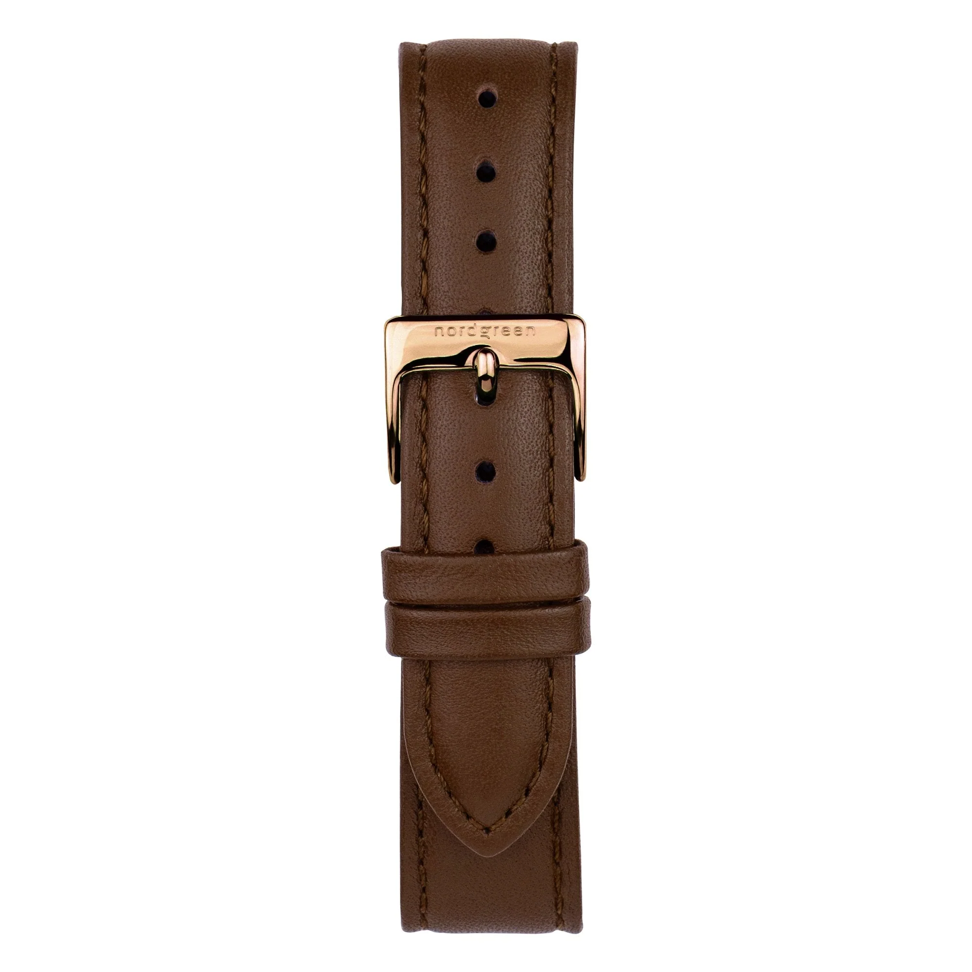 Nordgreen Native Brown Leather 32mm Rose Gold Case Watch - Image 2