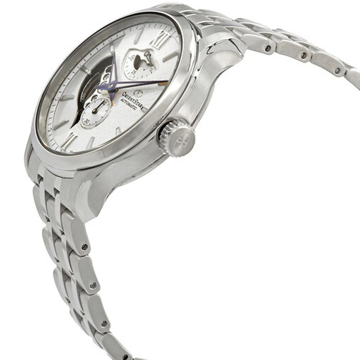 Orient Star Contemporary Layered Skeleton Men's Silver Watch - Image 2