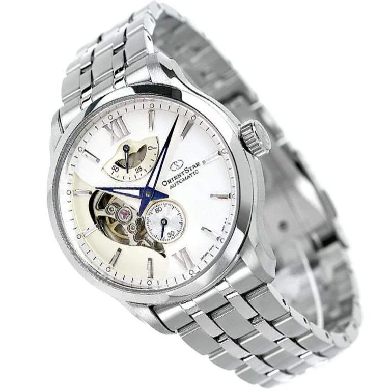 Orient Star Contemporary Layered Skeleton Men's Silver Watch - Image 3