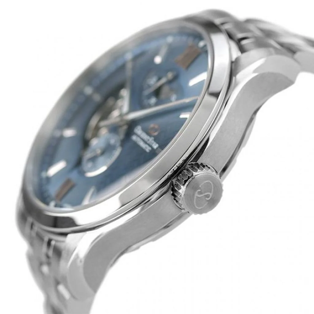Orient Star Contemporary Layered Skeleton Men's Silver Watch - Image 3