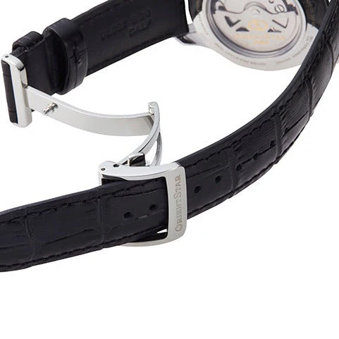 Orient Star Contemporary Open Heart Men's Black Watch - Image 4