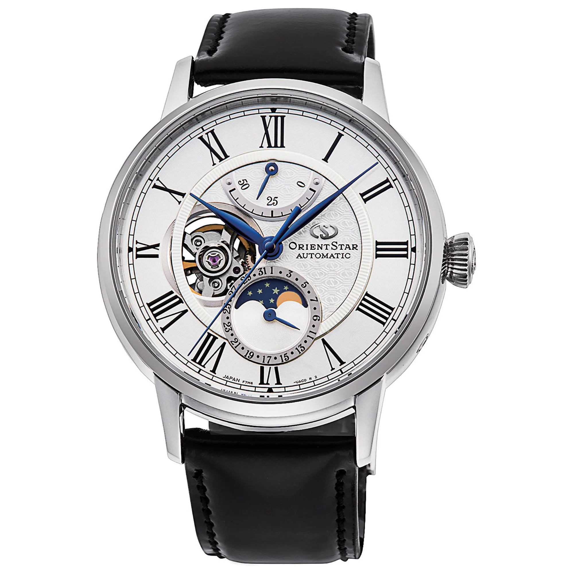 Orient Star Moon Phase Classic Men's Black Watch