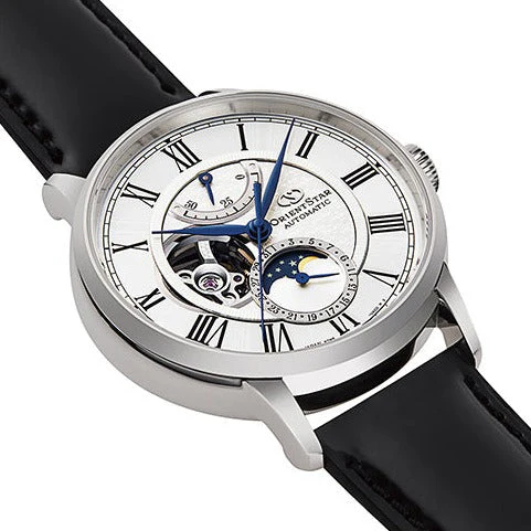 Orient Star Moon Phase Classic Men's Black Watch - Image 3