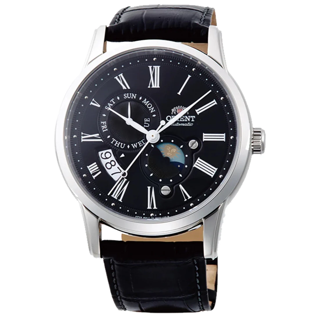 Orient Sun and Moon Men's Black Watch