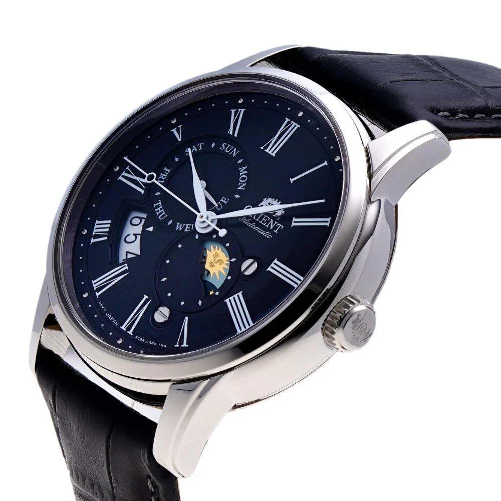 Orient Sun and Moon Men's Black Watch - Image 2