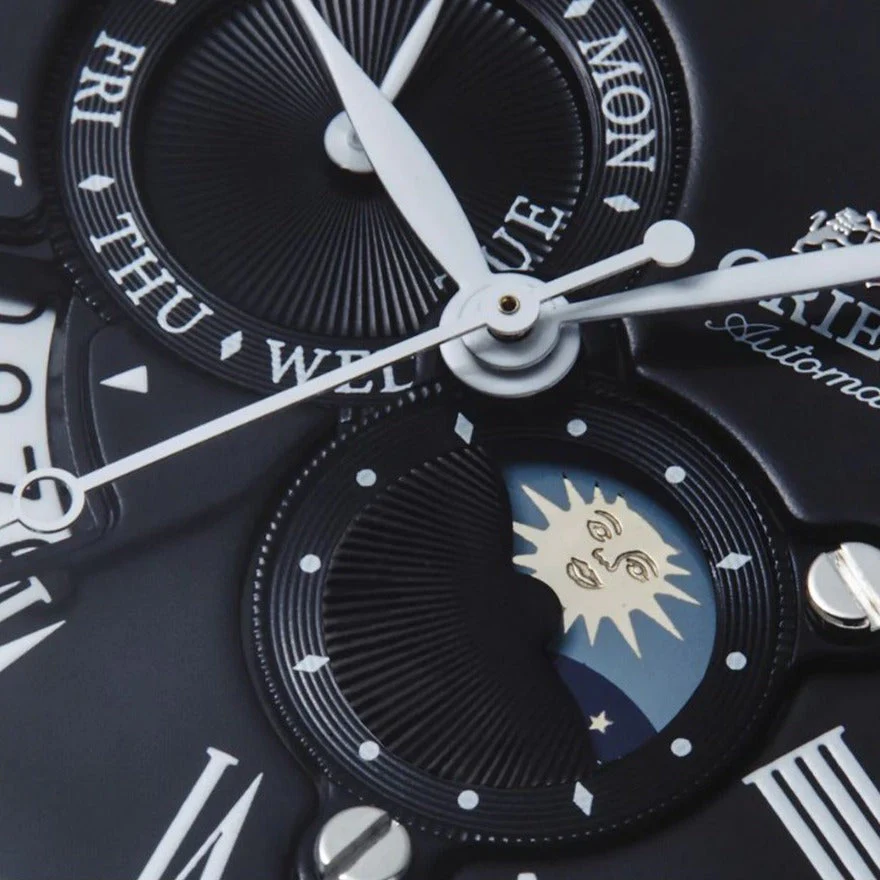 Orient Sun and Moon Men's Black Watch - Image 3