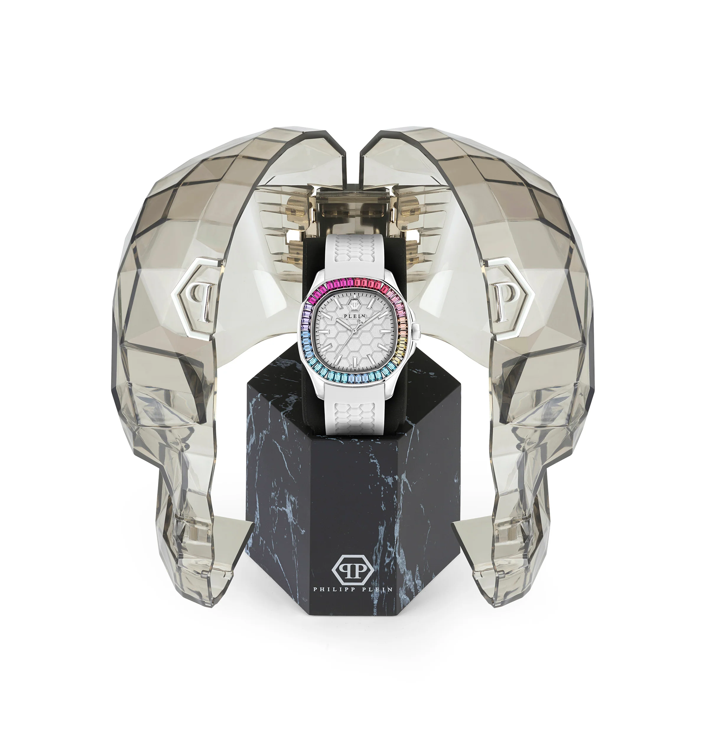 Philipp Plein High-Conic Ladies White Watch - Image 3