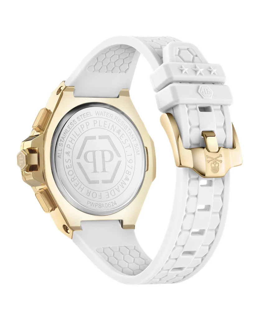 Philipp Plein Hyper $Port Unisex Silver Watch - Image 2