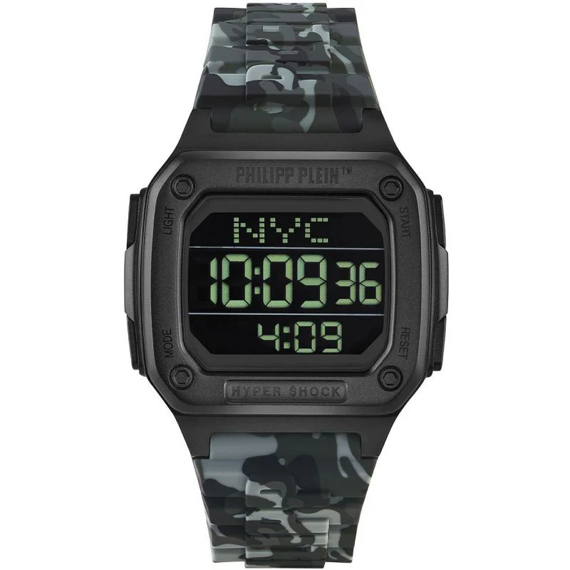 Philipp Plein Watch Hyper Shock Black Camo