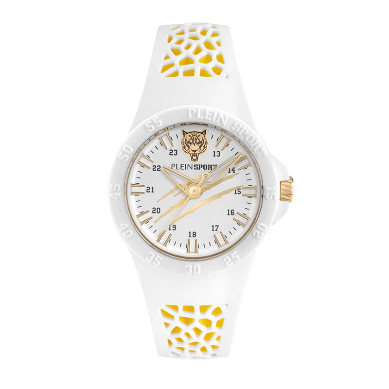 Plein Sport Thunderstorm Unisex White Watch