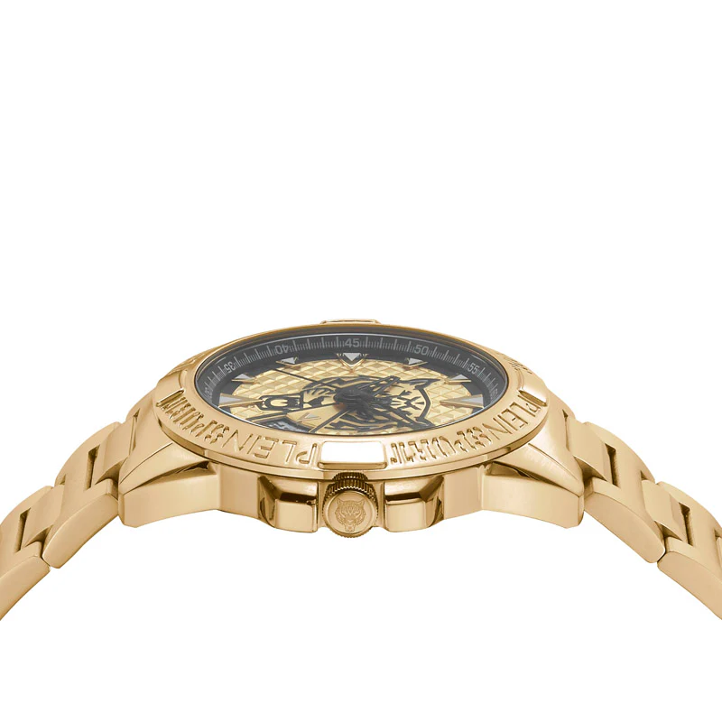 Plein Sport Touchdown Men's Gold Watch - Image 3