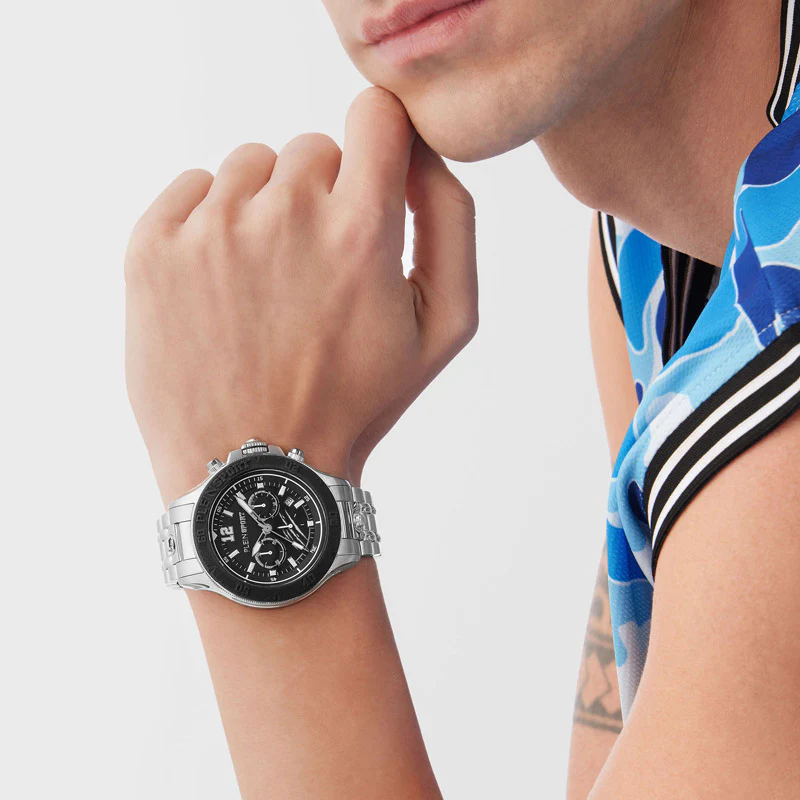 Plein Sport Warrior Tech Men's Black Watch - Image 4