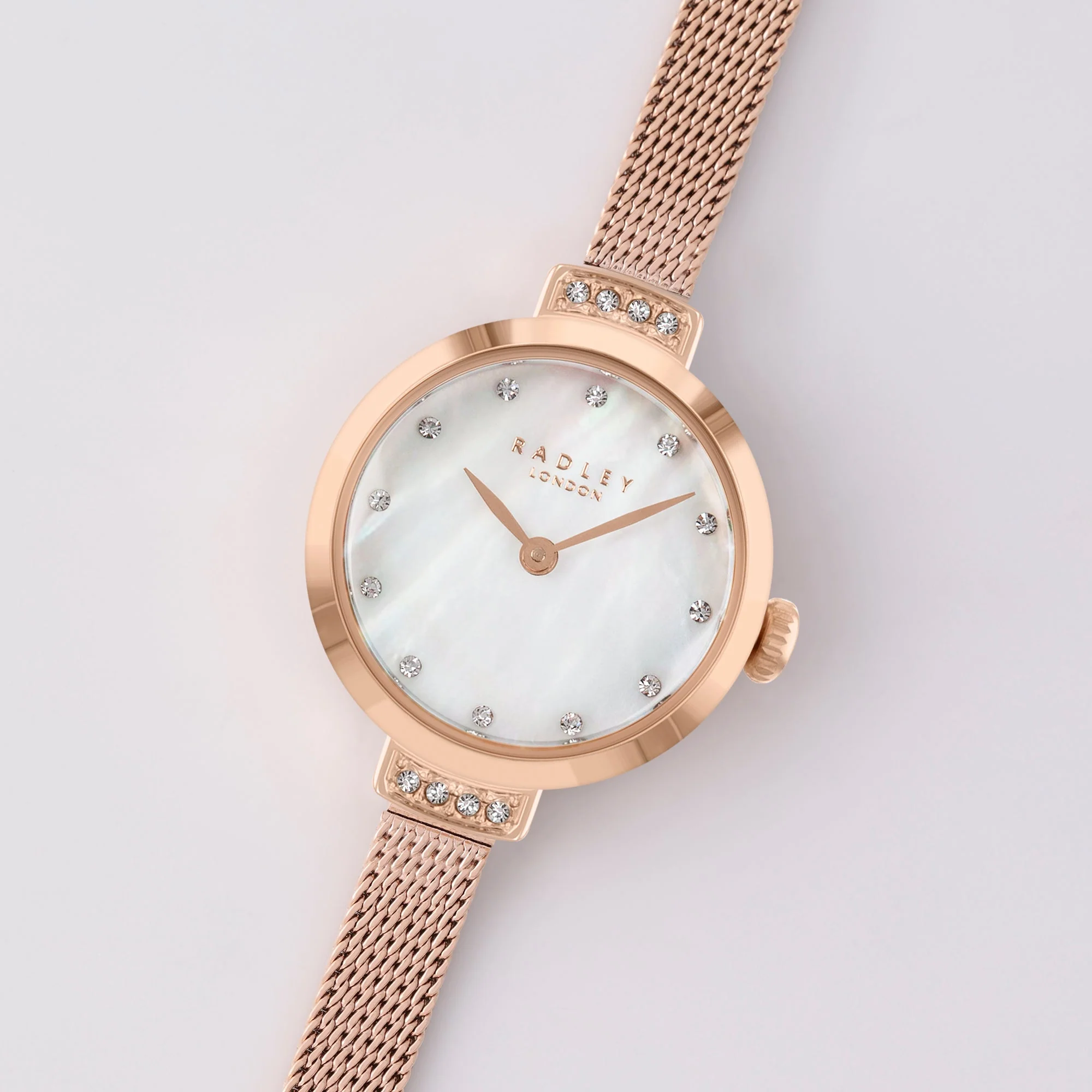 Radley Branded Ladies Rose Gold Watch - Image 2