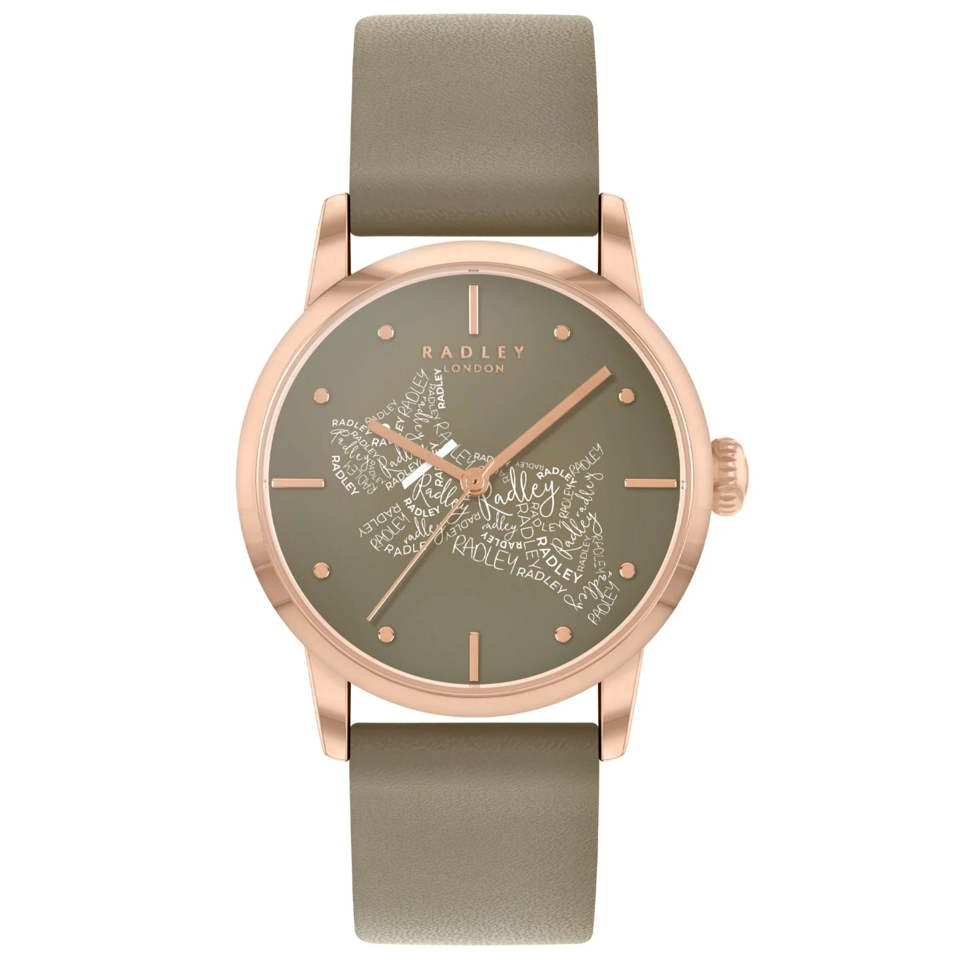 Radley Calligraghy Ladies Green Watch