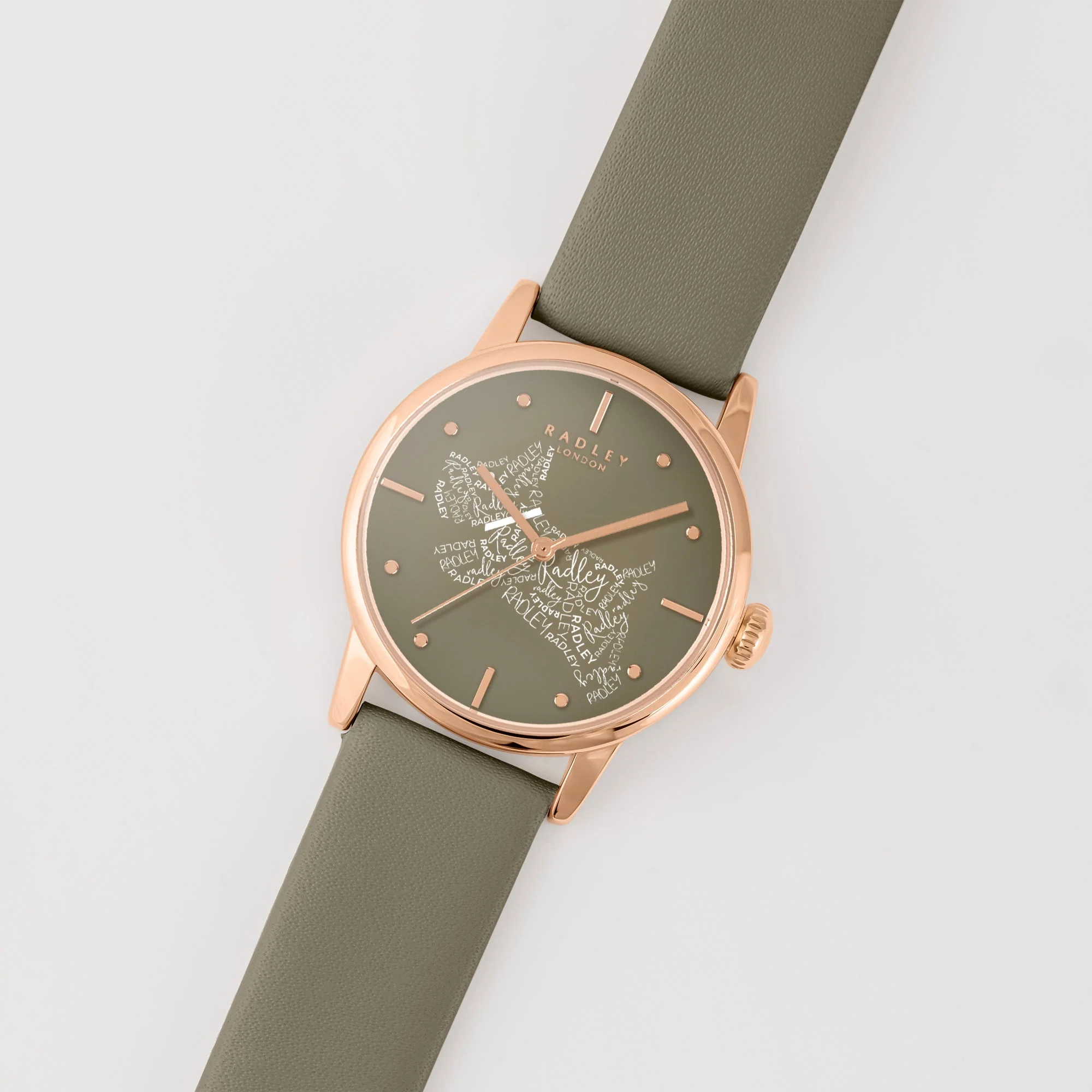 Radley Calligraghy Ladies Green Watch - Image 2