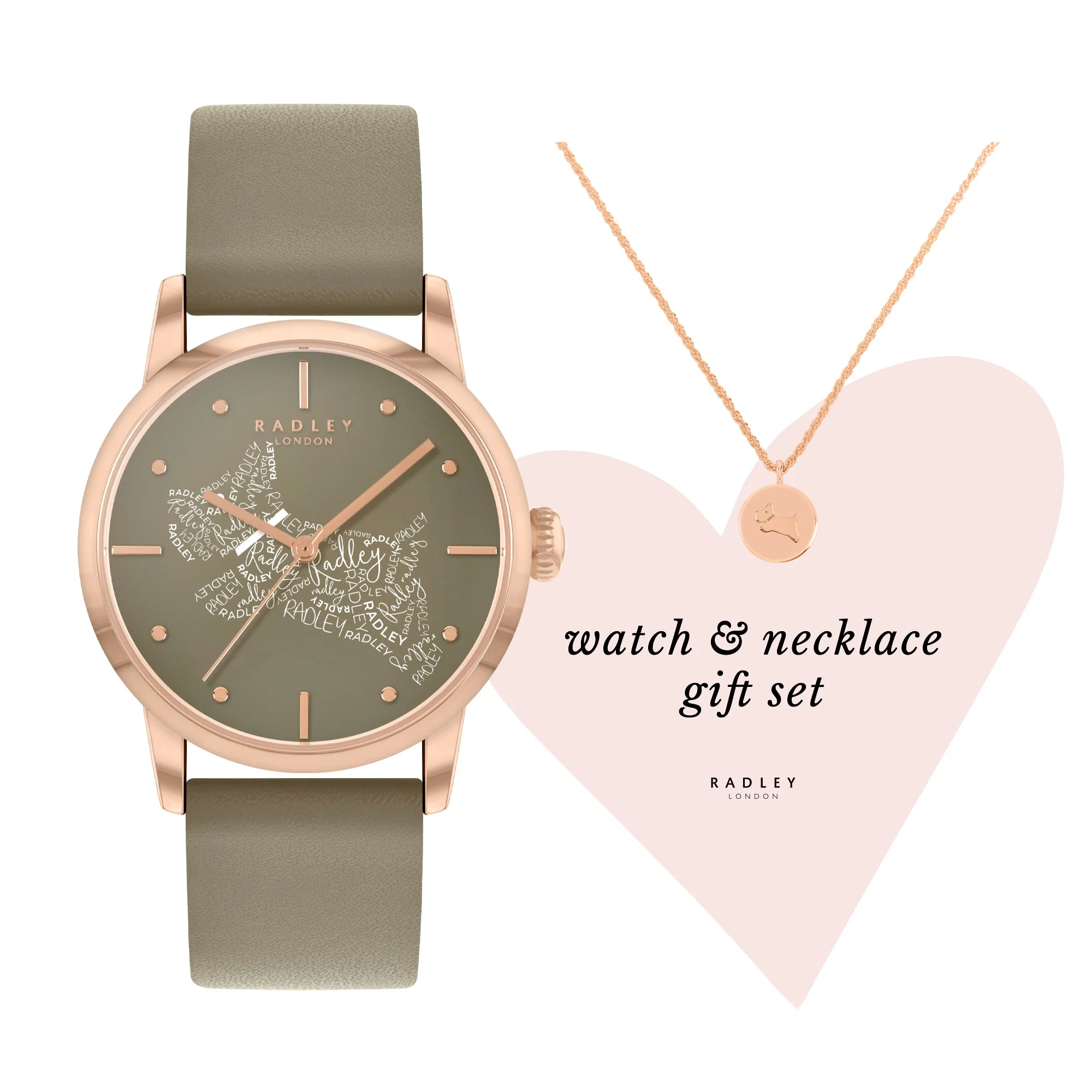 Radley Calligraghy Ladies Green Watch - Image 5
