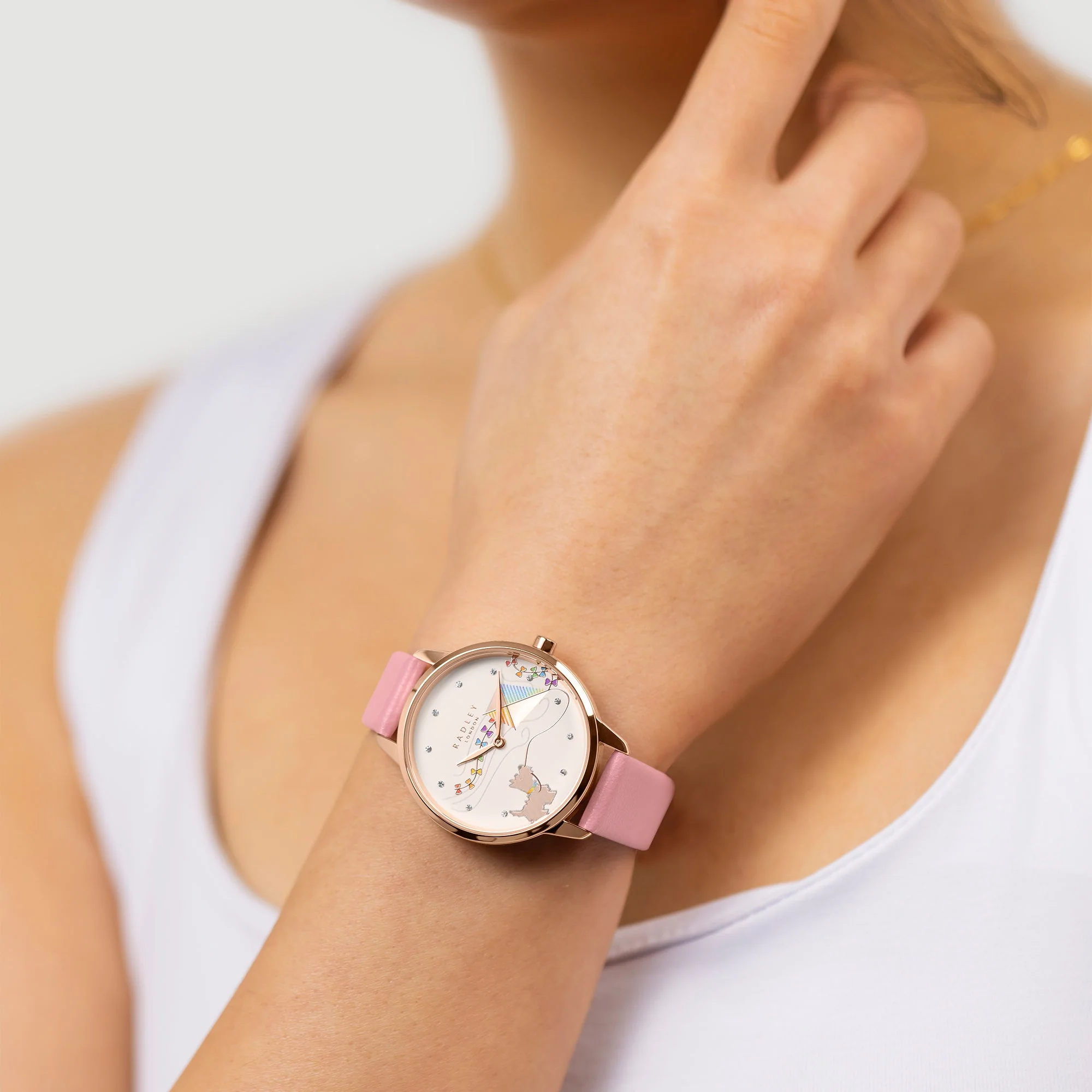 Radley Responsible Ladies Pink Watch - Image 3
