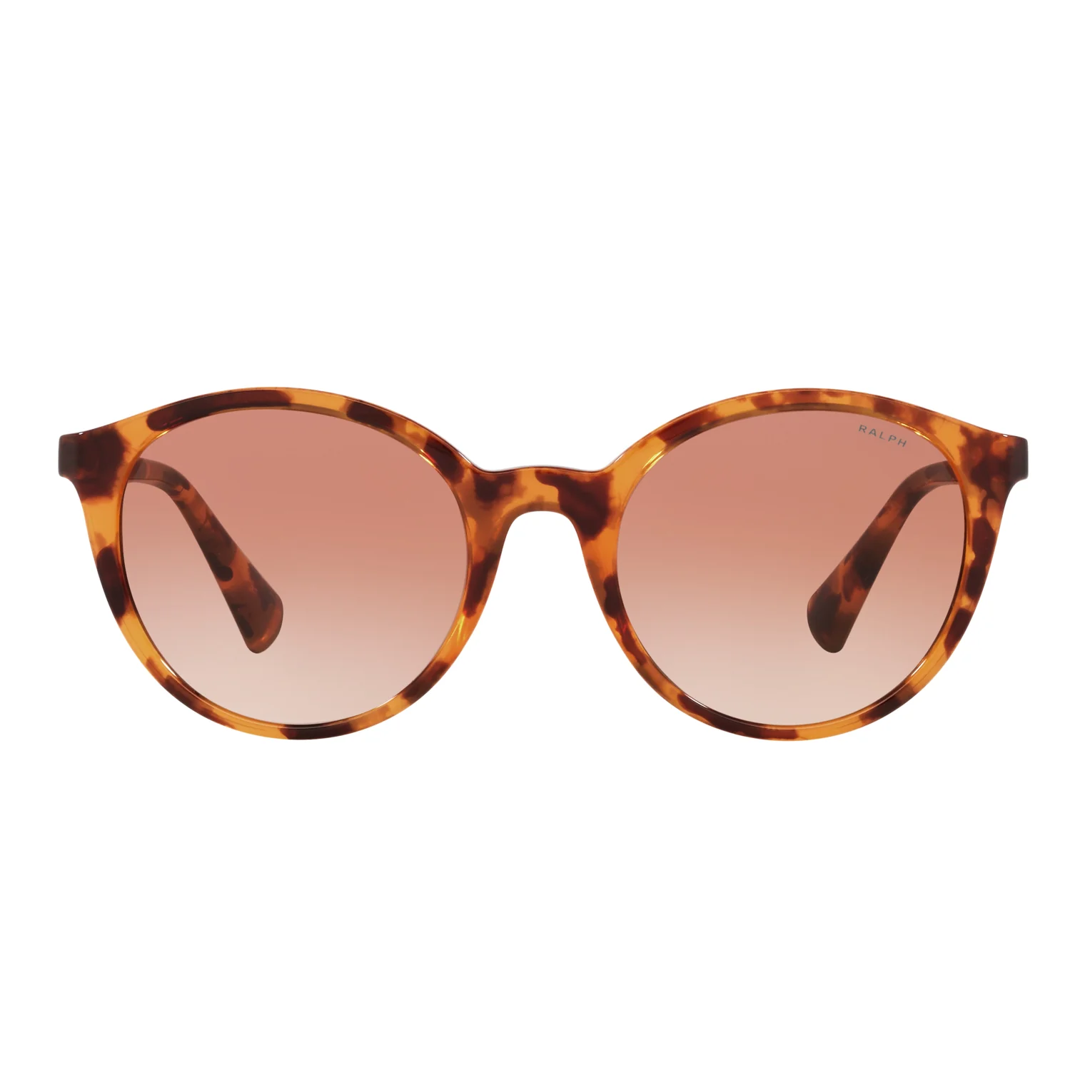 Ralph by Ralph Lauren (RL17) Women's Shiny Brown Havana Sunglasses - Image 2