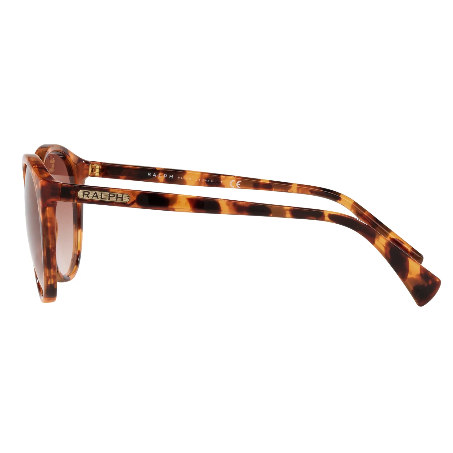 Ralph by Ralph Lauren (RL17) Women's Shiny Brown Havana Sunglasses - Image 4