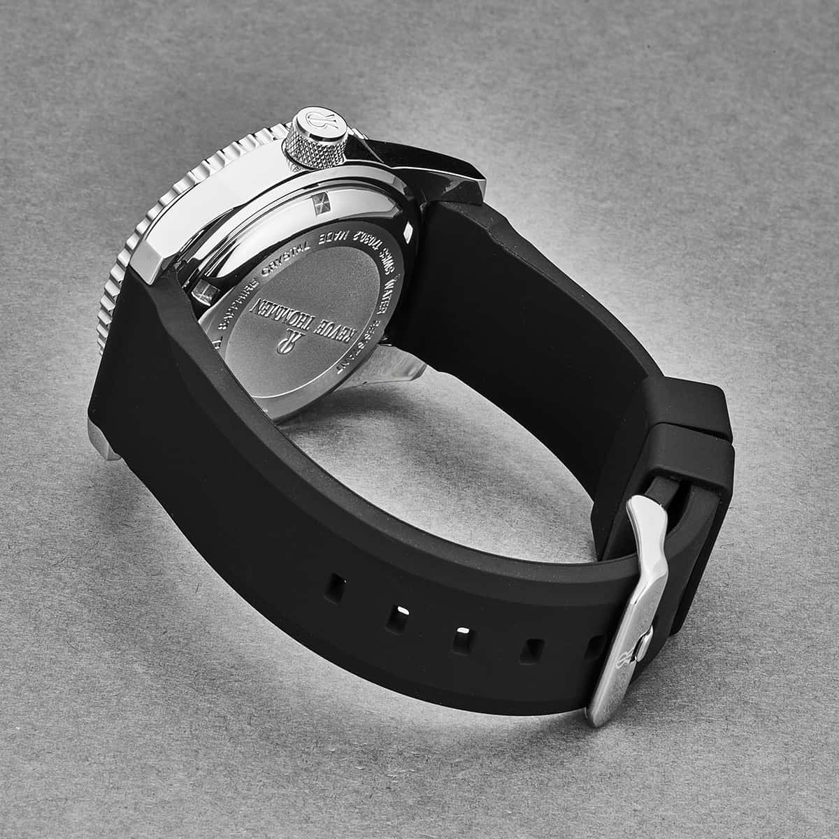 Revue Thommen Diver Automatic Black Silicone Strap Men's Watch - Image 2