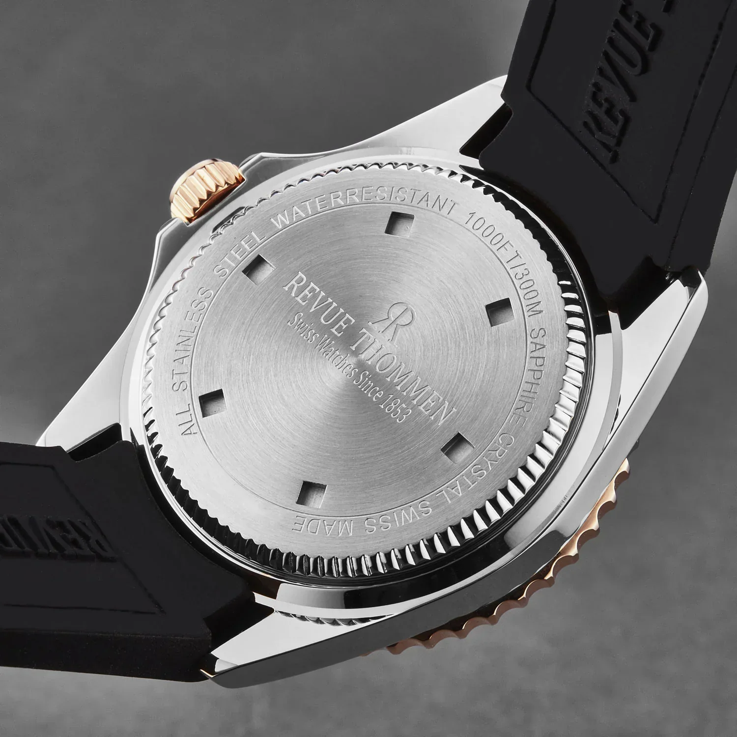 Revue Thommen Diver Black Automatic Men's Watch - Image 2