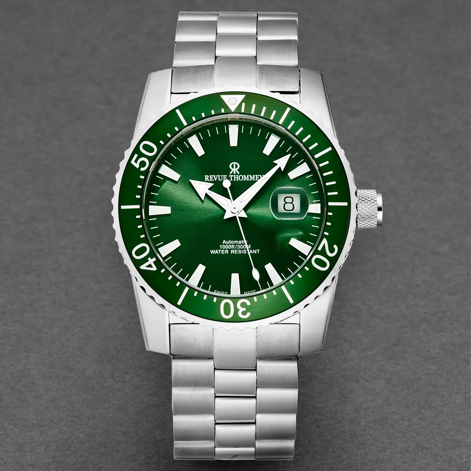 Revue Thommen Diver Men's Green Automatic Watch - Image 2