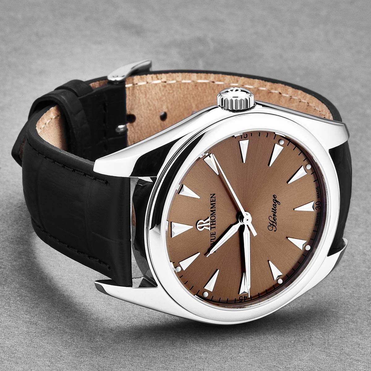 Revue Thommen Men's Heritage Brown Automatic Watch - Image 2