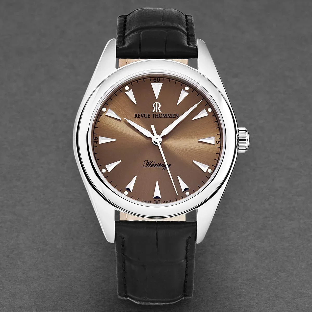 Revue Thommen Men's Heritage Brown Automatic Watch - Image 4
