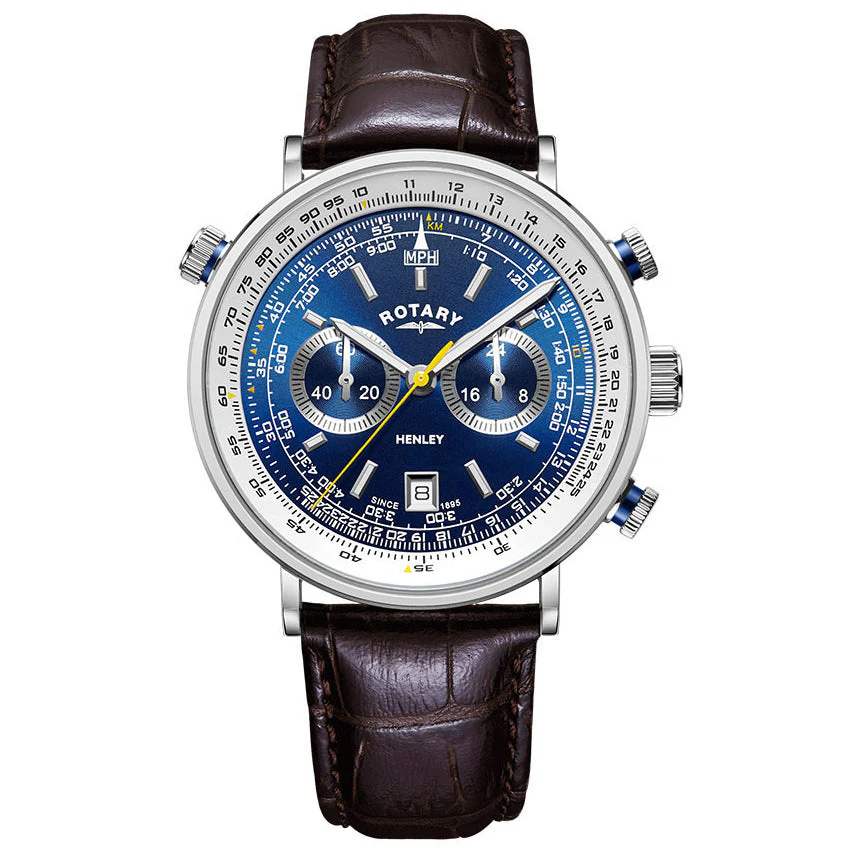 Rotary Henley Chrono Men's Blue Watch