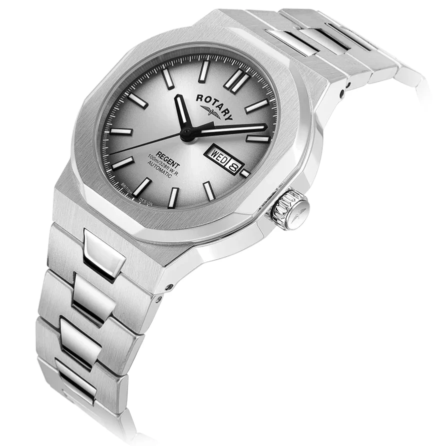 Rotary Regent Auto Men's Grey Watch - Image 2