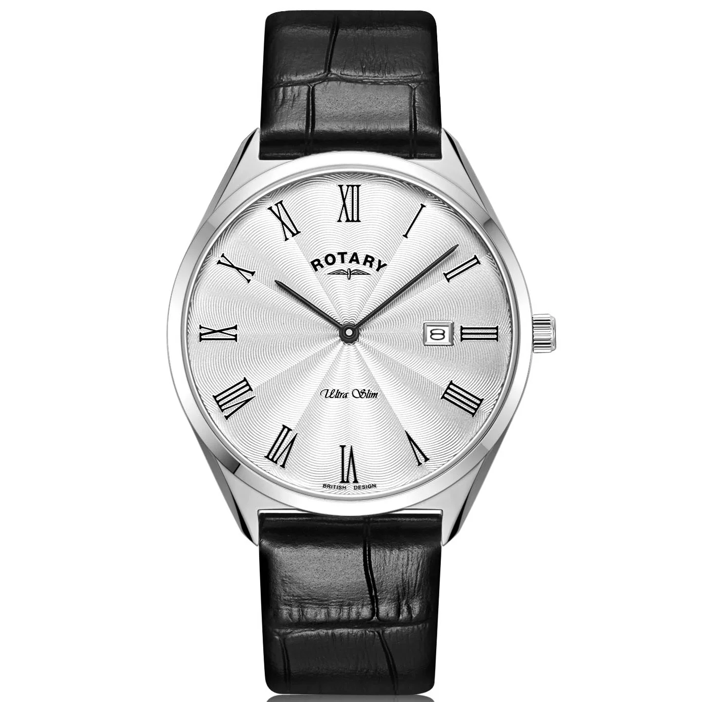 Rotary Ultra Slim Men's Silver Watch