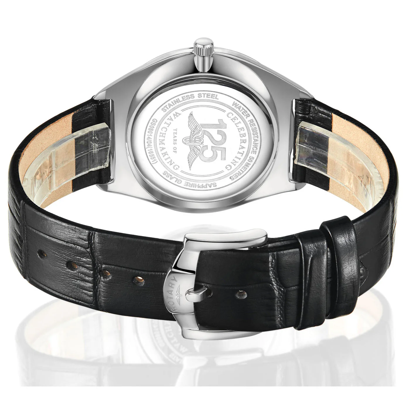 Rotary Ultra Slim Men's Silver Watch - Image 3