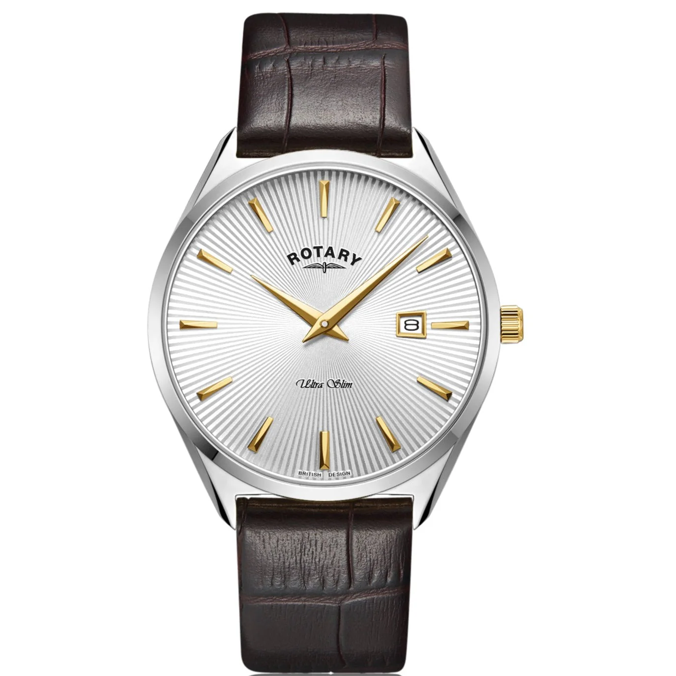 Rotary Ultra Slim Men's Silver Watch