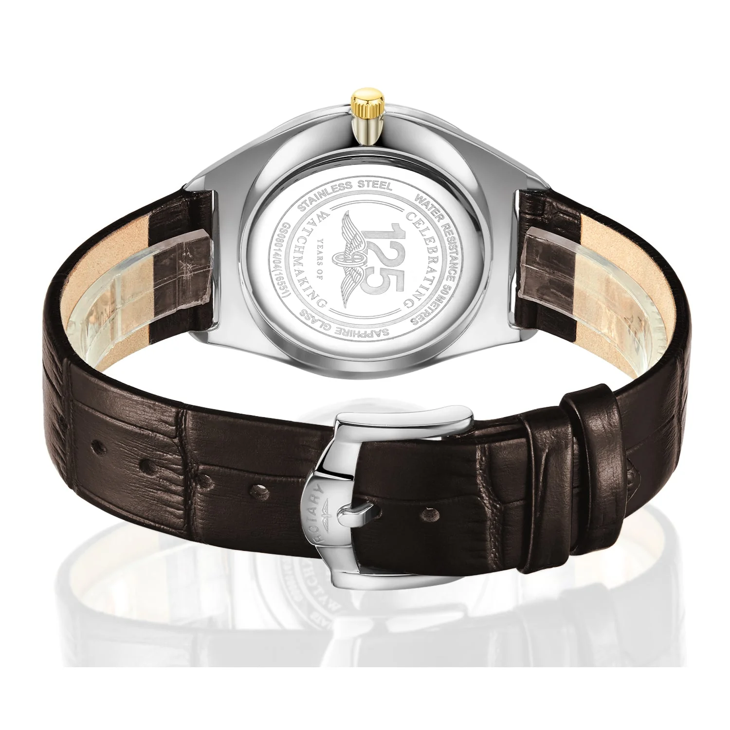 Rotary Ultra Slim Men's Silver Watch - Image 3