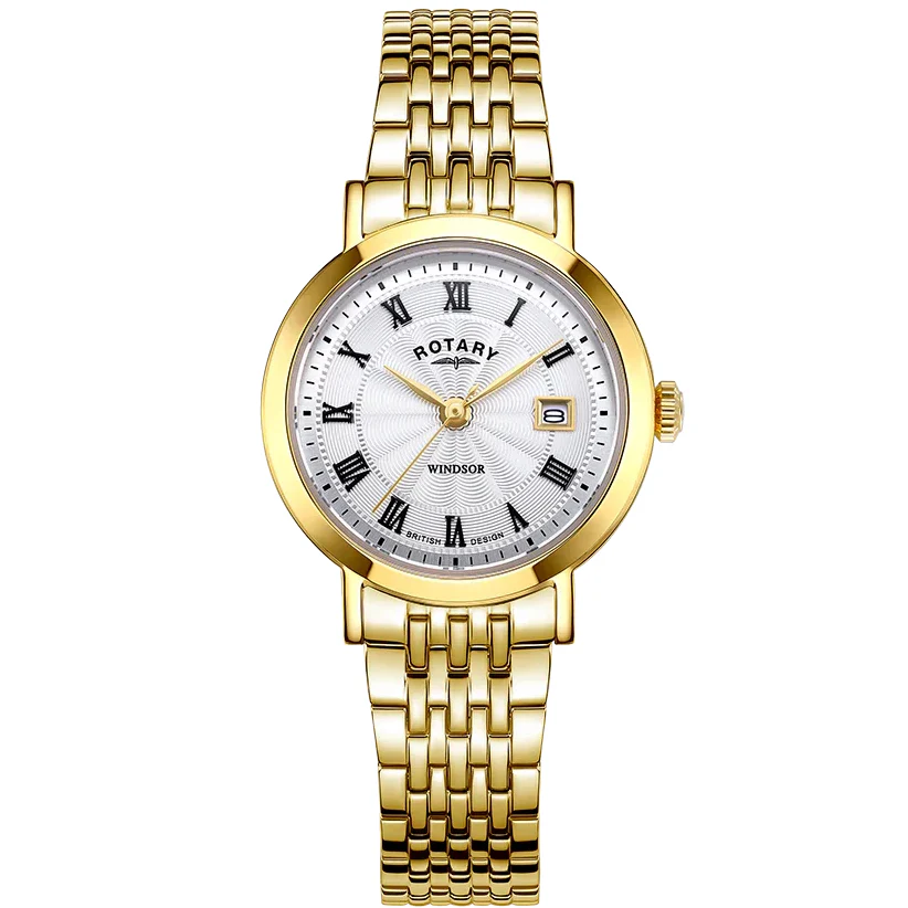 Rotary Windsor Ladies Gold Watch