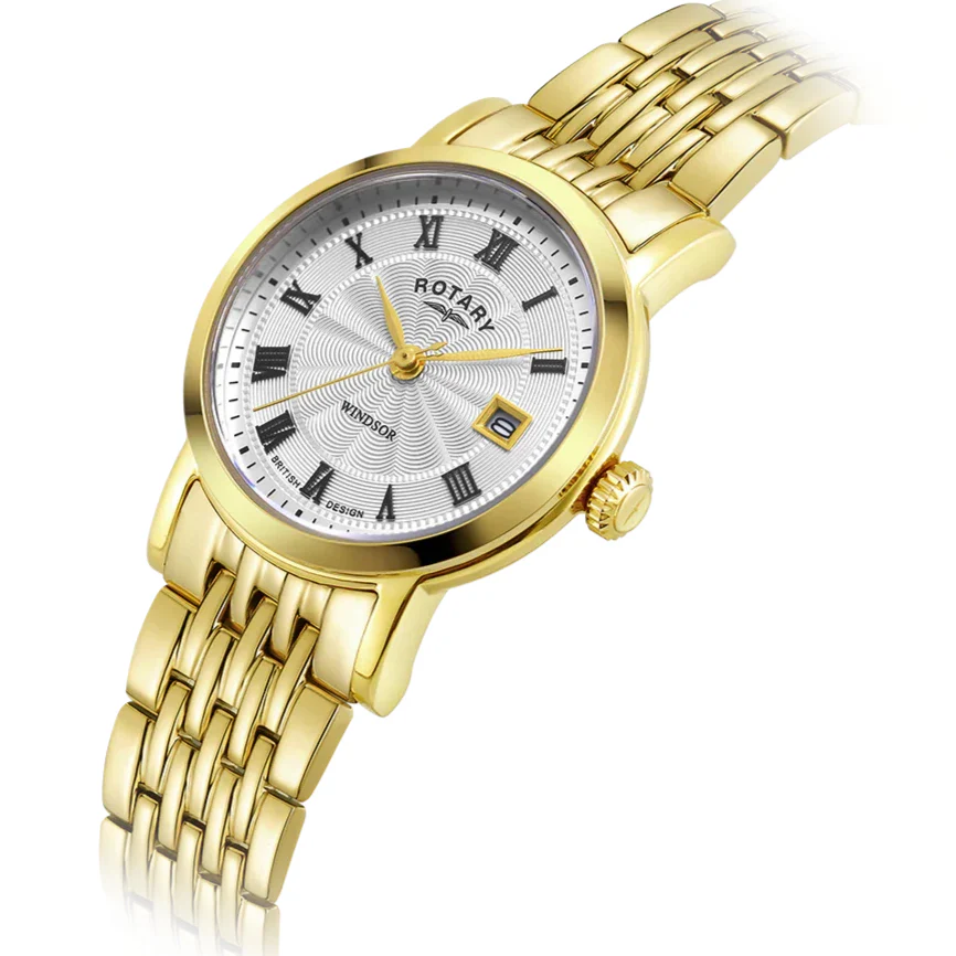 Rotary Windsor Ladies Gold Watch - Image 3