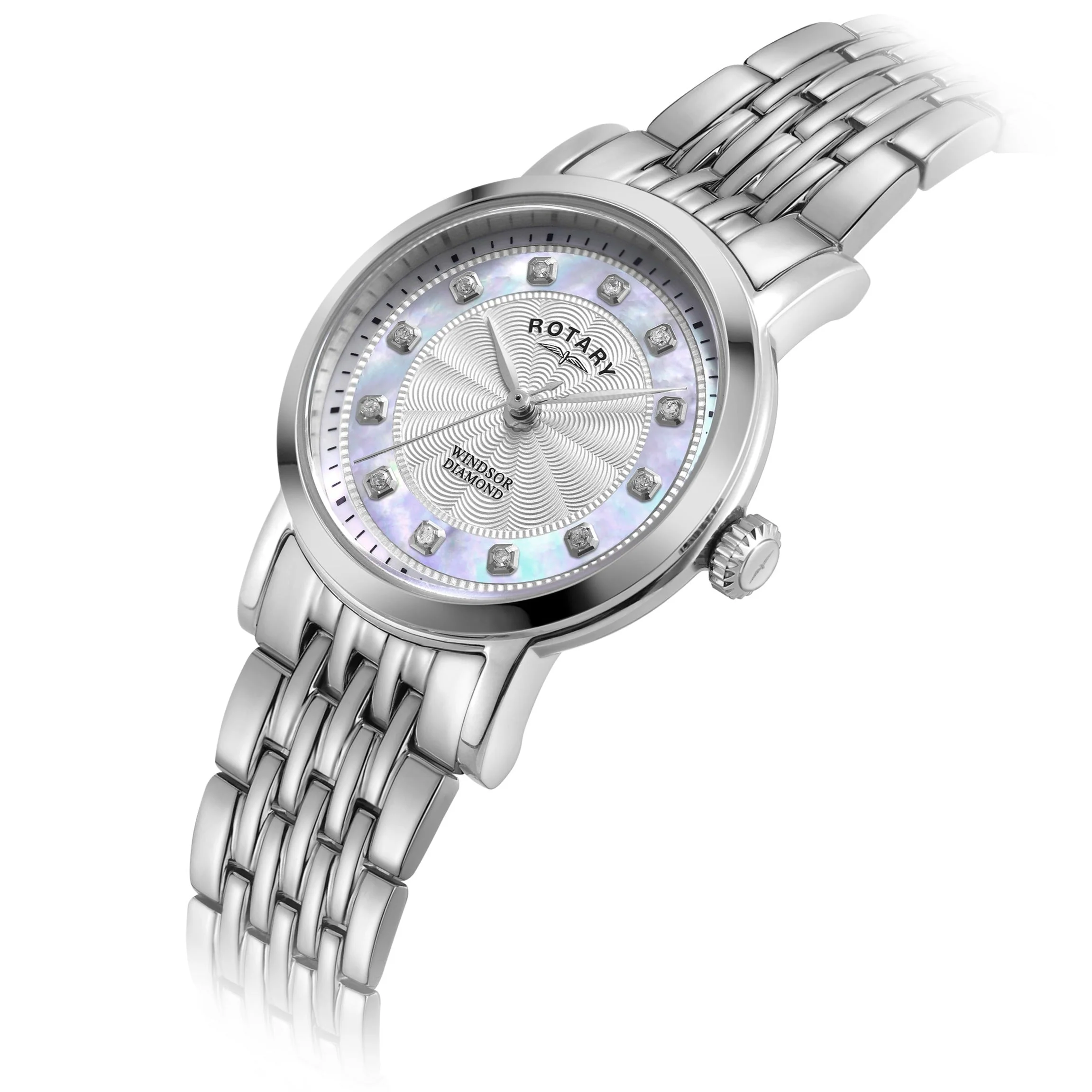 Rotary Windsor Ladies Silver Watch - Image 2