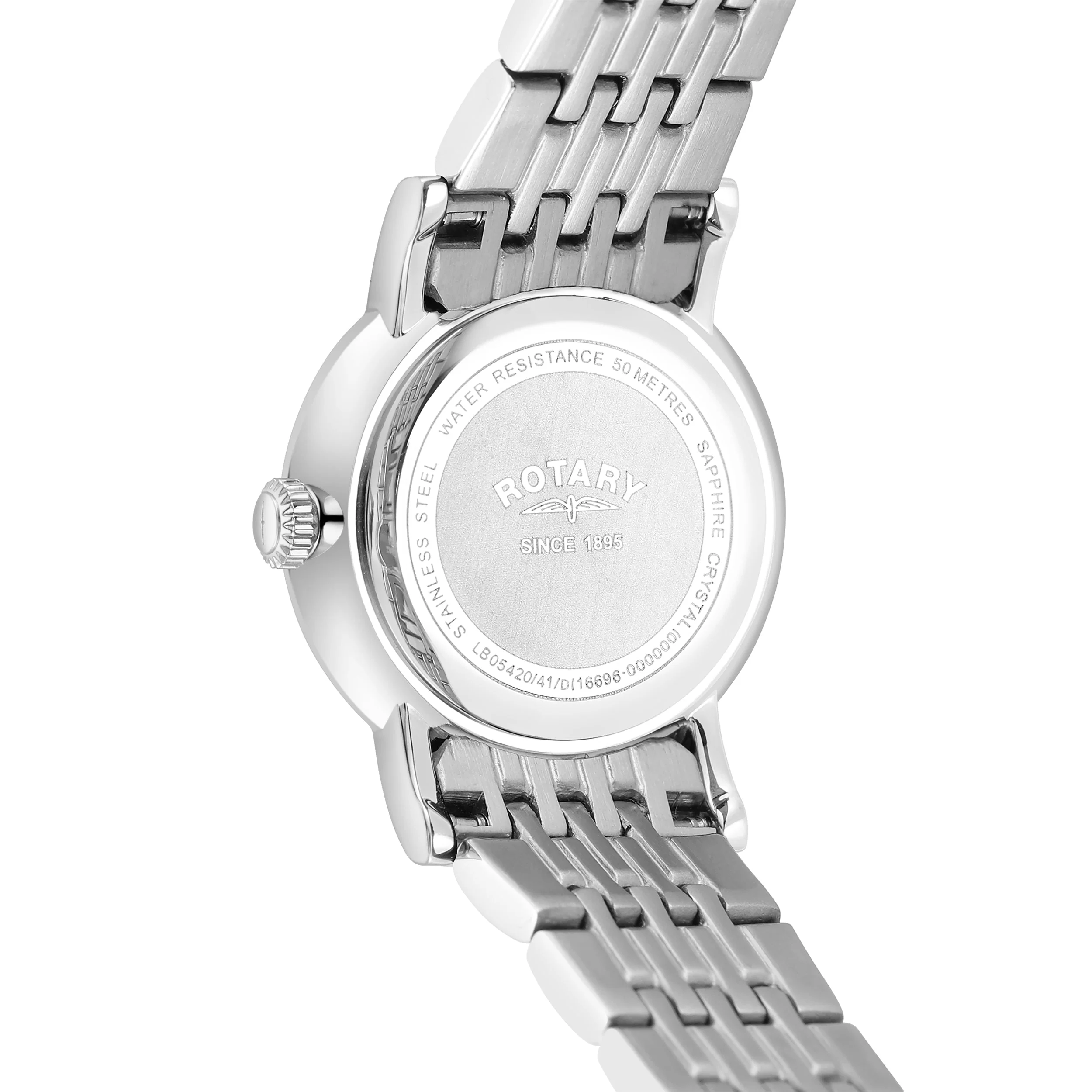 Rotary Windsor Ladies Silver Watch - Image 4