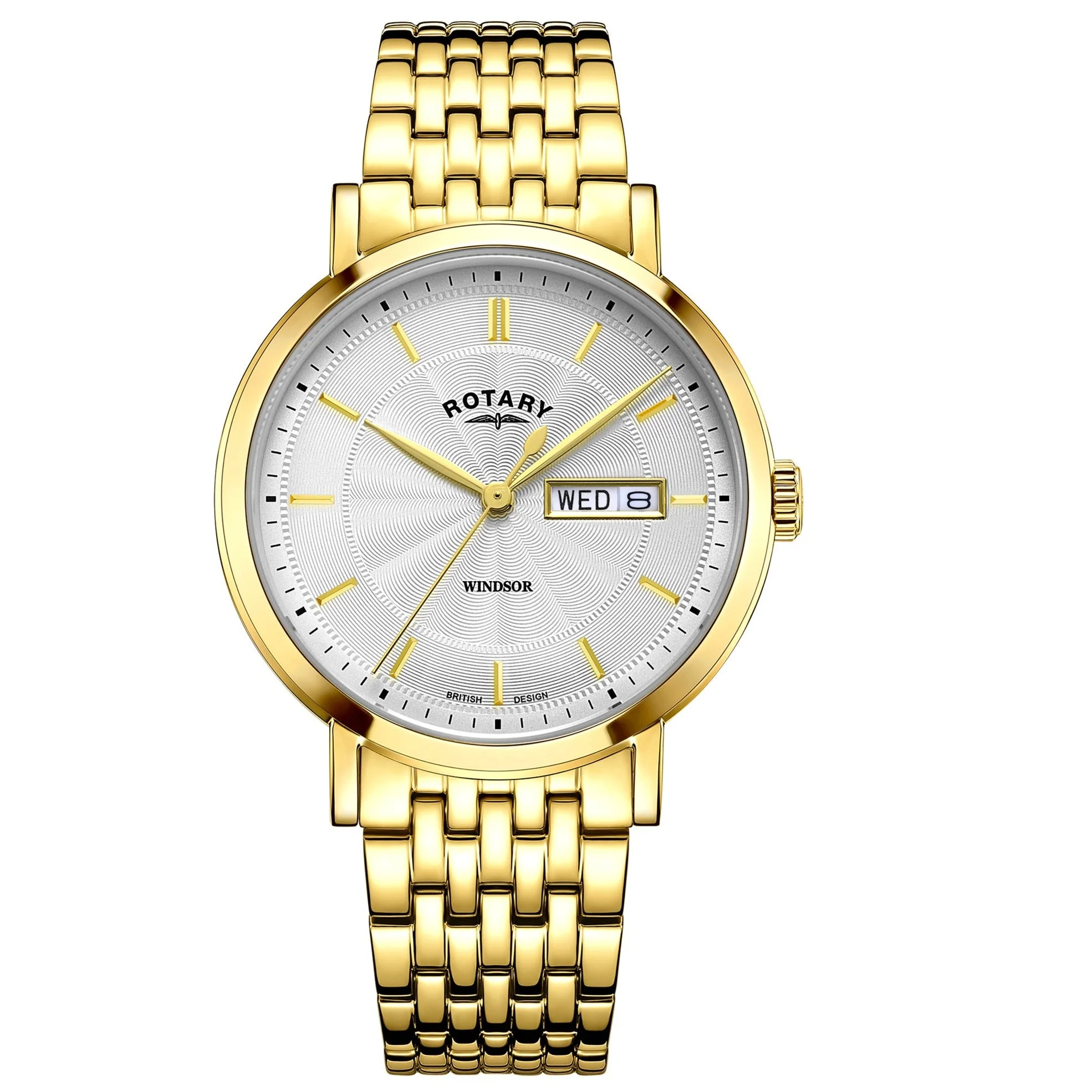 Rotary Windsor Men's Gold PVD Watch