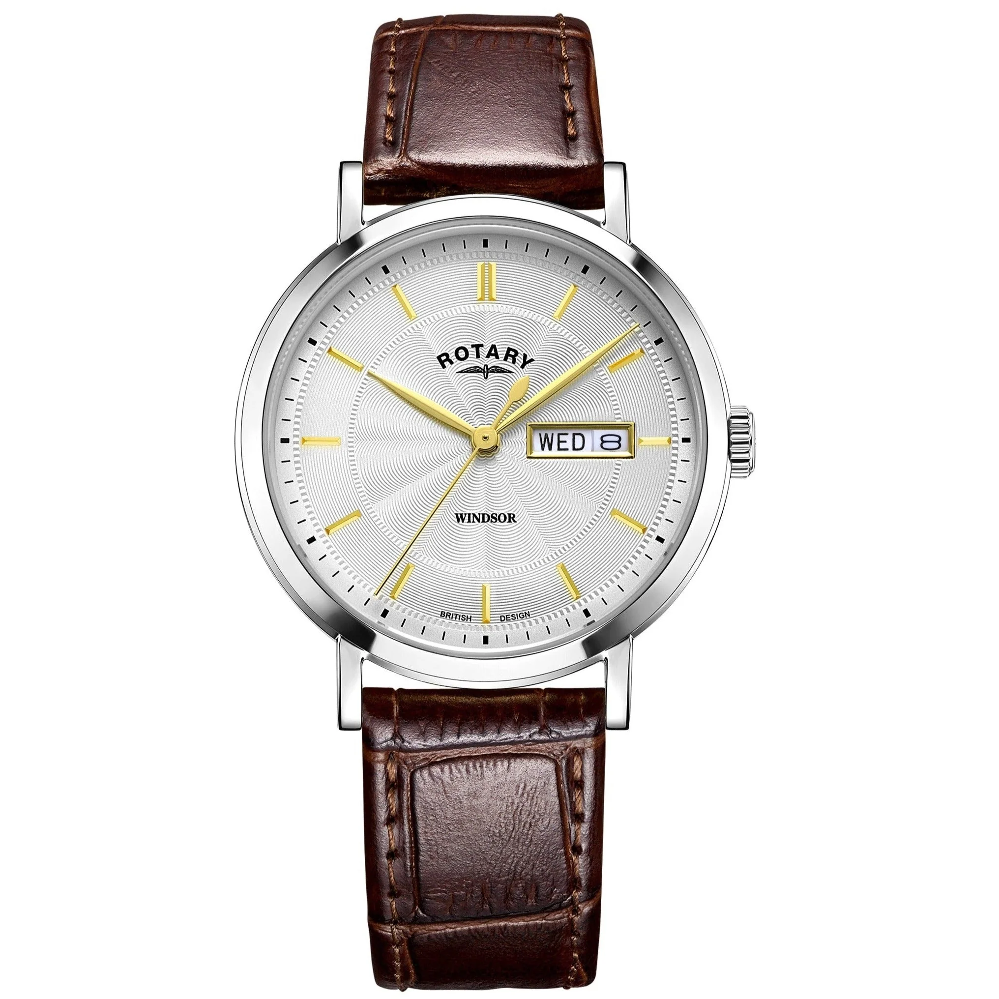 Rotary Windsor Men's Silver Watch