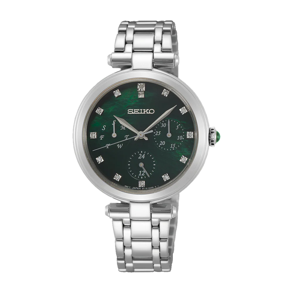 Seiko Caprice Ladies Green Watch