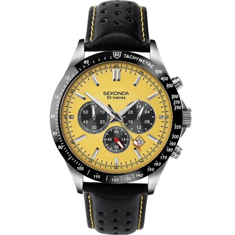 Sekonda Velocity Men's Yellow Watch